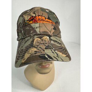 Camouflage Hat Ames Construction Inc. Adjustable Fluor